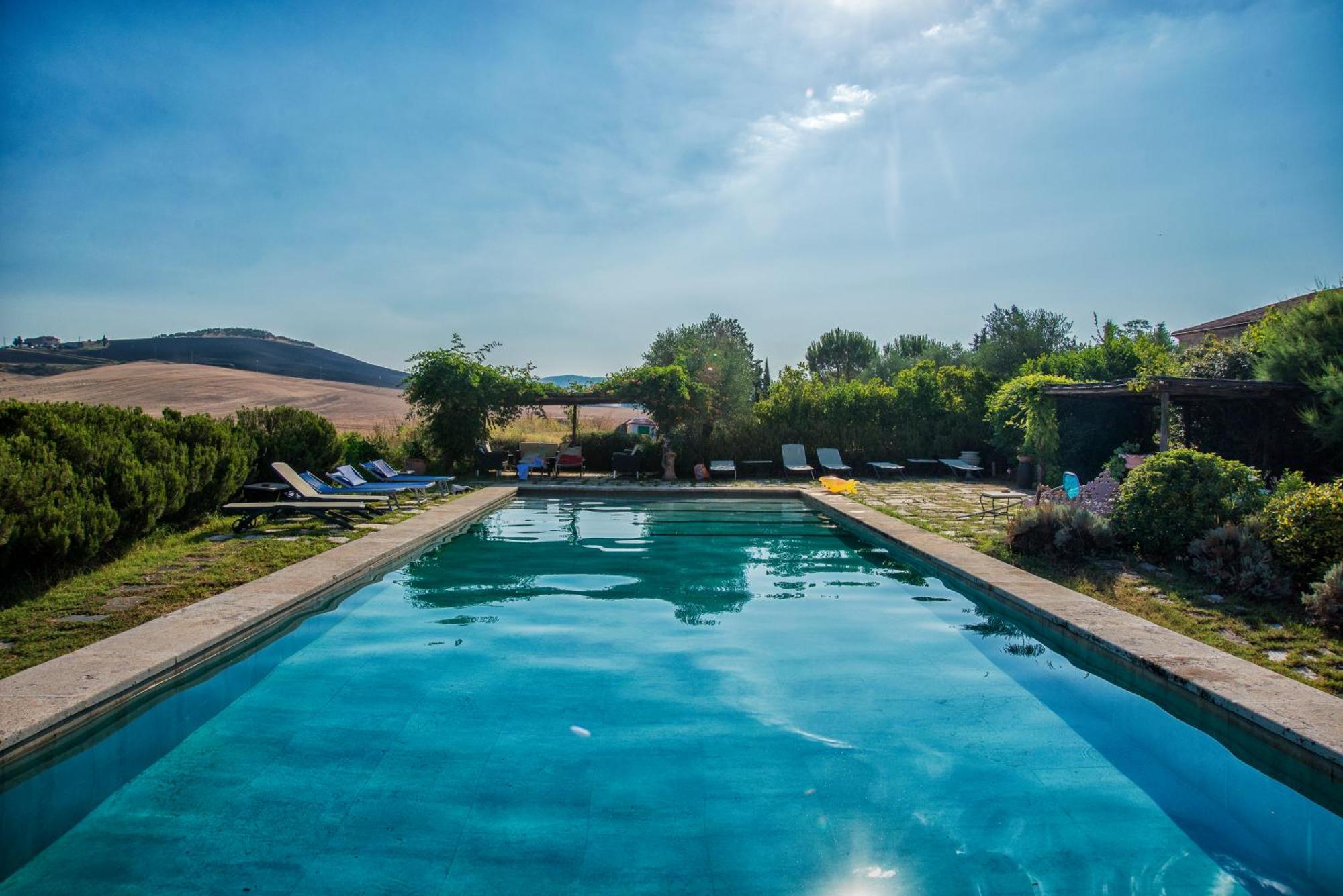 Agriturismo Le Sorbelle D'Orcia Con Piscina Pienza Kültér fotó
