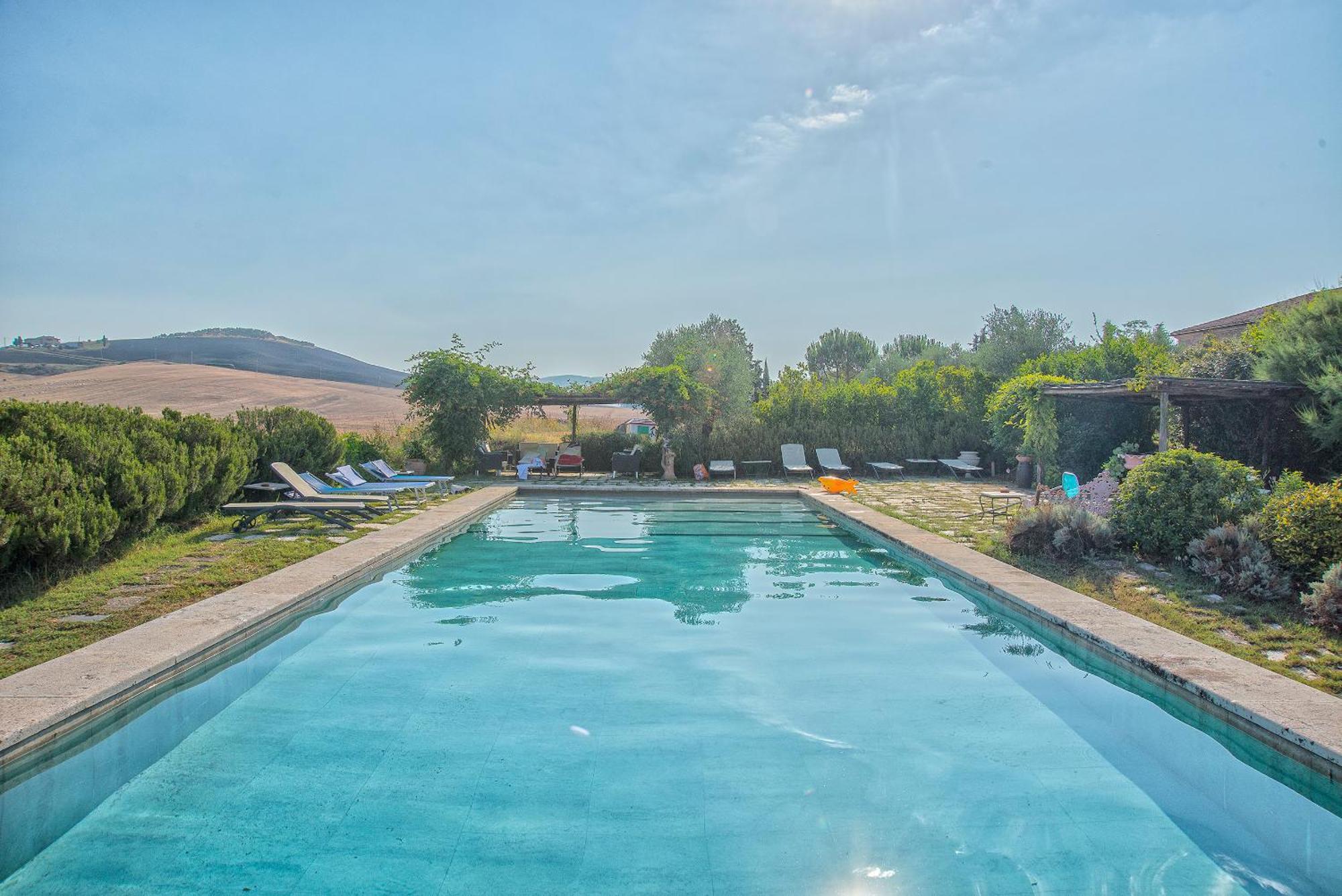 Agriturismo Le Sorbelle D'Orcia Con Piscina Pienza Kültér fotó