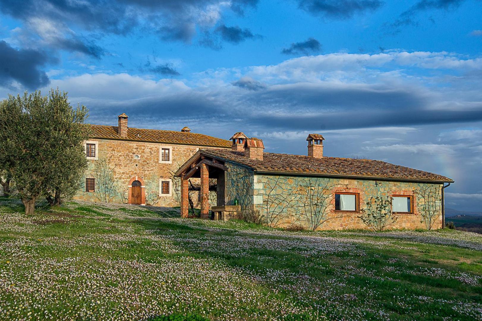 Agriturismo Le Sorbelle D'Orcia Con Piscina Pienza Kültér fotó