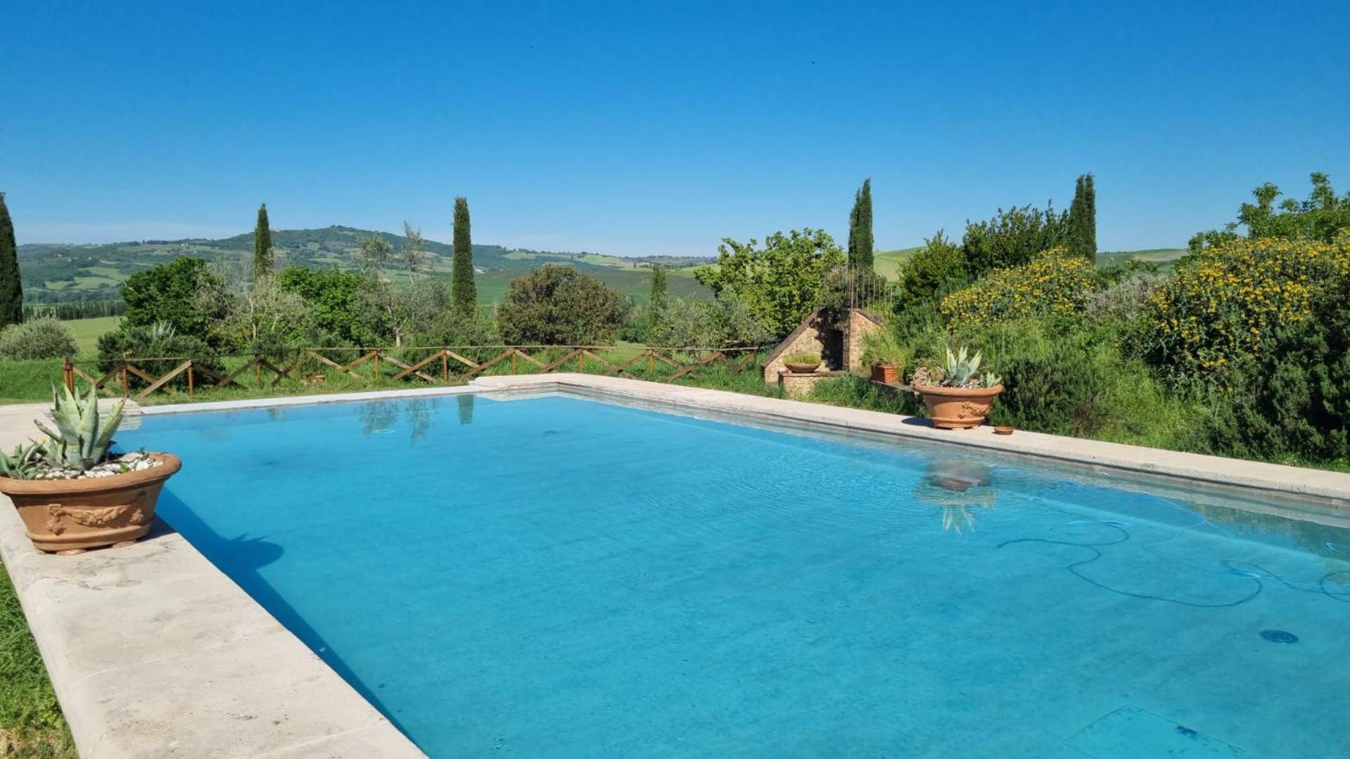Agriturismo Le Sorbelle D'Orcia Con Piscina Pienza Kültér fotó