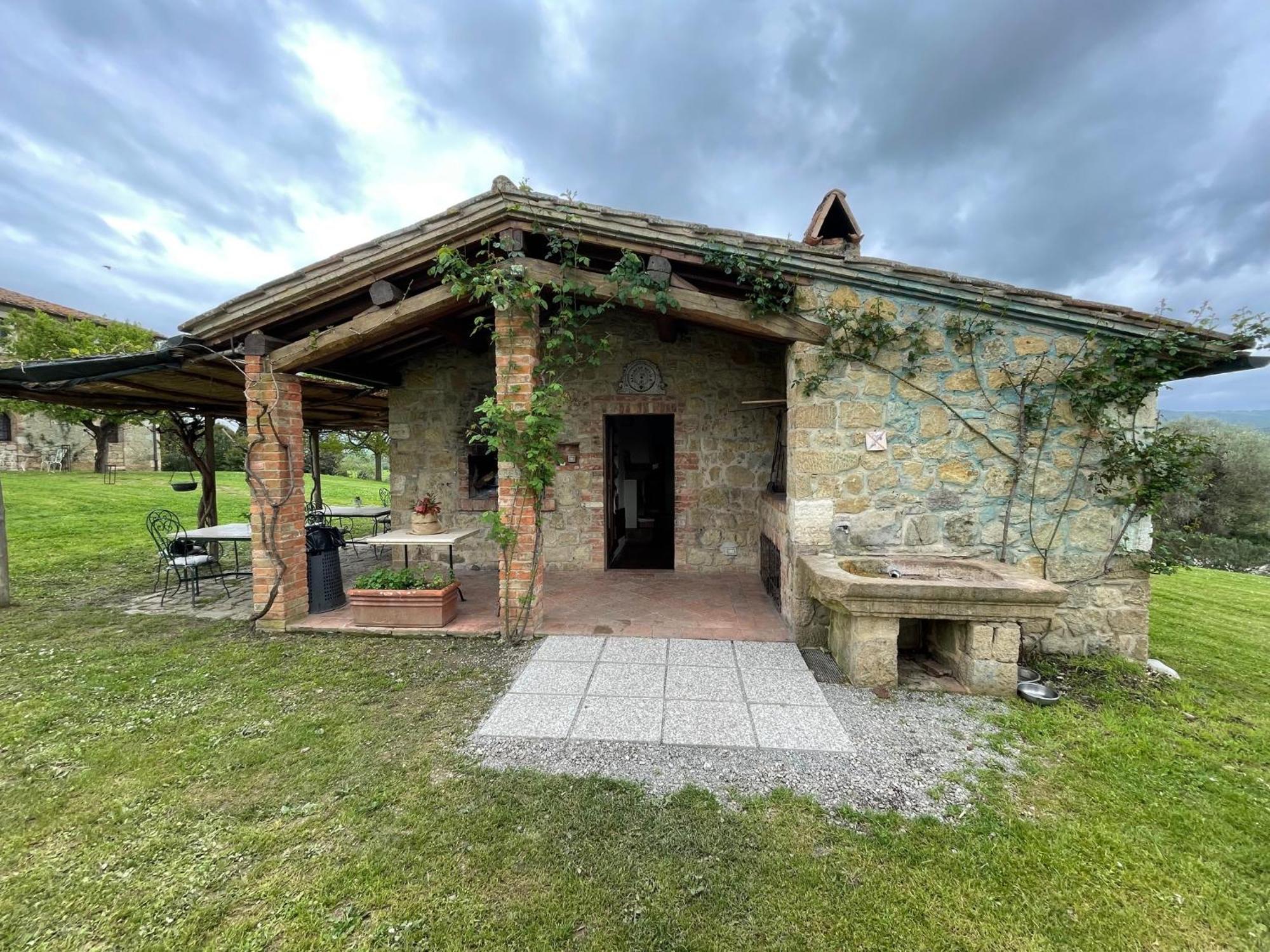 Agriturismo Le Sorbelle D'Orcia Con Piscina Pienza Kültér fotó